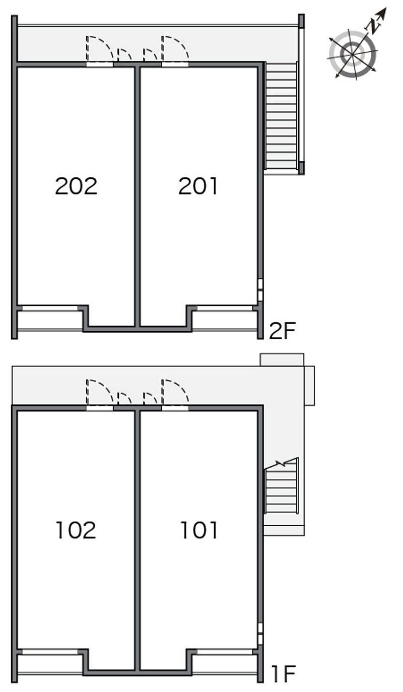 クレイノチェリー 間取り配置図