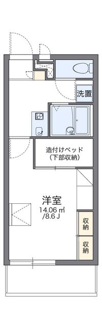 レオパレス伊島町２丁目 間取り図