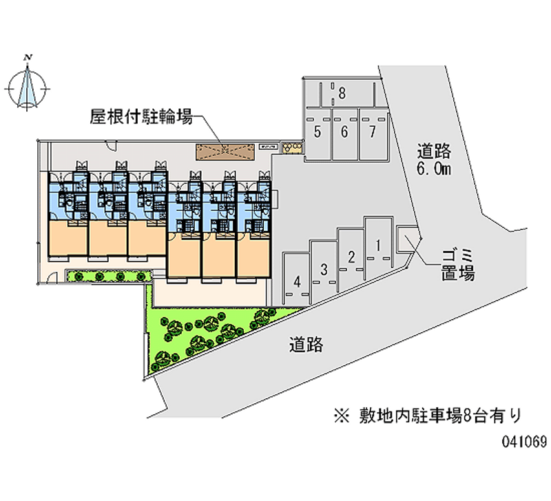 レオネクスト山茶花 月極駐車場