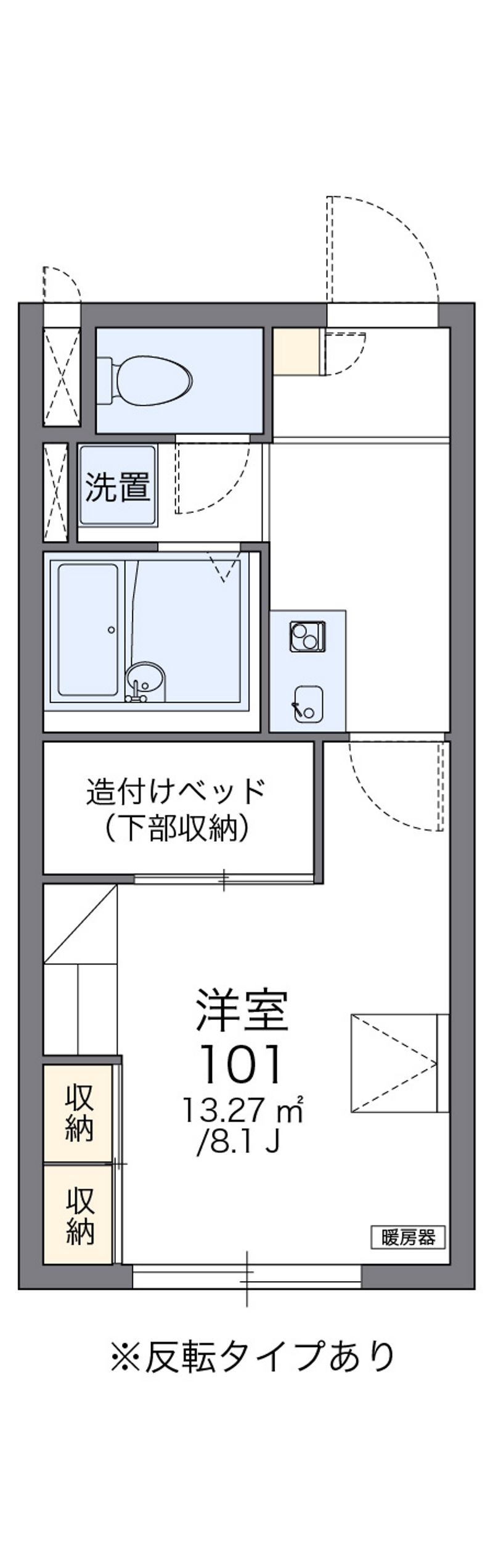 レオパレスコラソンⅠ 間取図