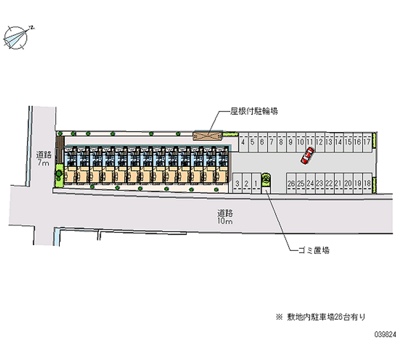 39824 bãi đậu xe hàng tháng