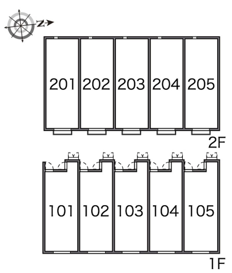 レオネクストビューハイツ 間取配置図