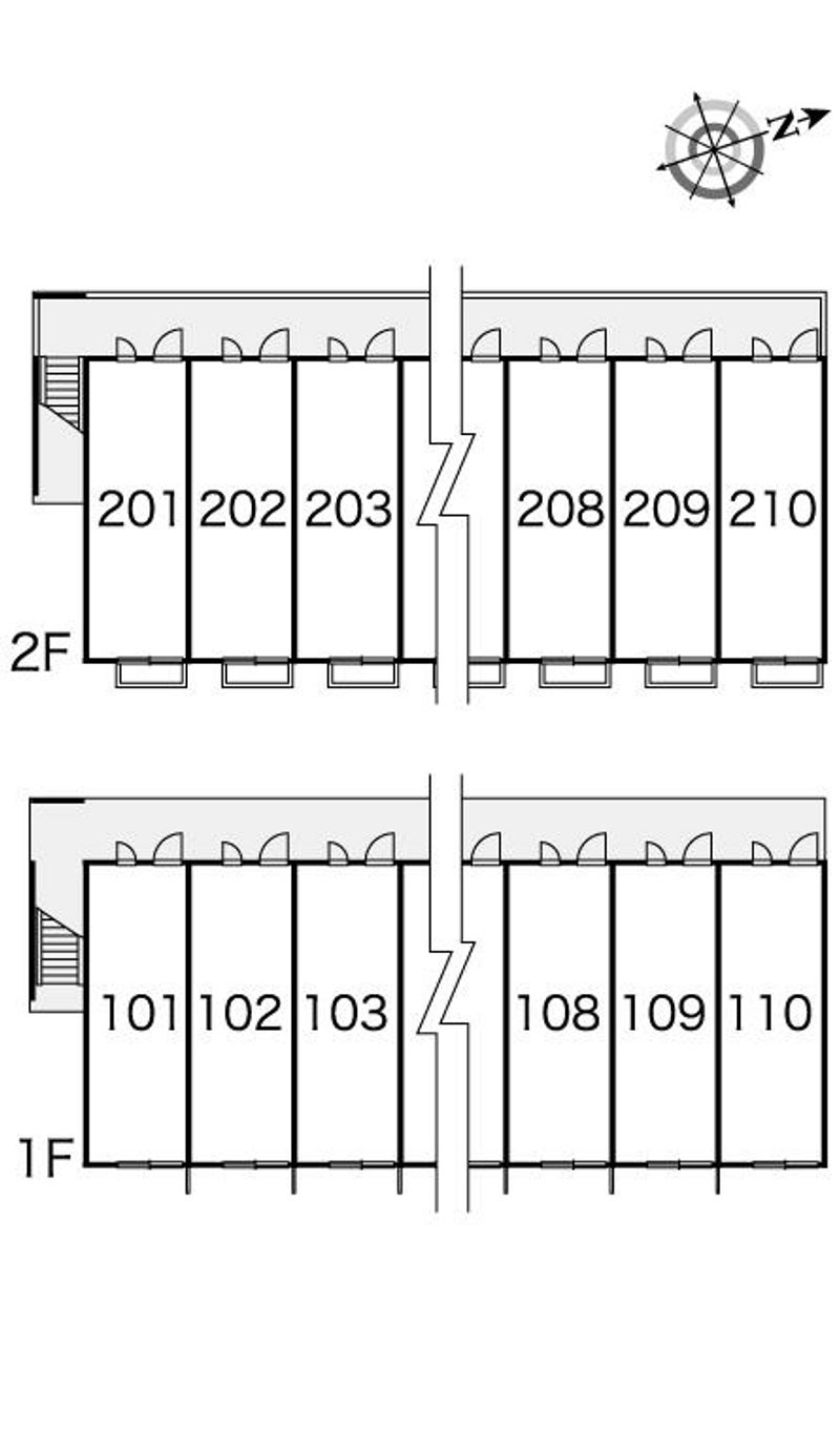 レオパレス瀬戸越 間取配置図