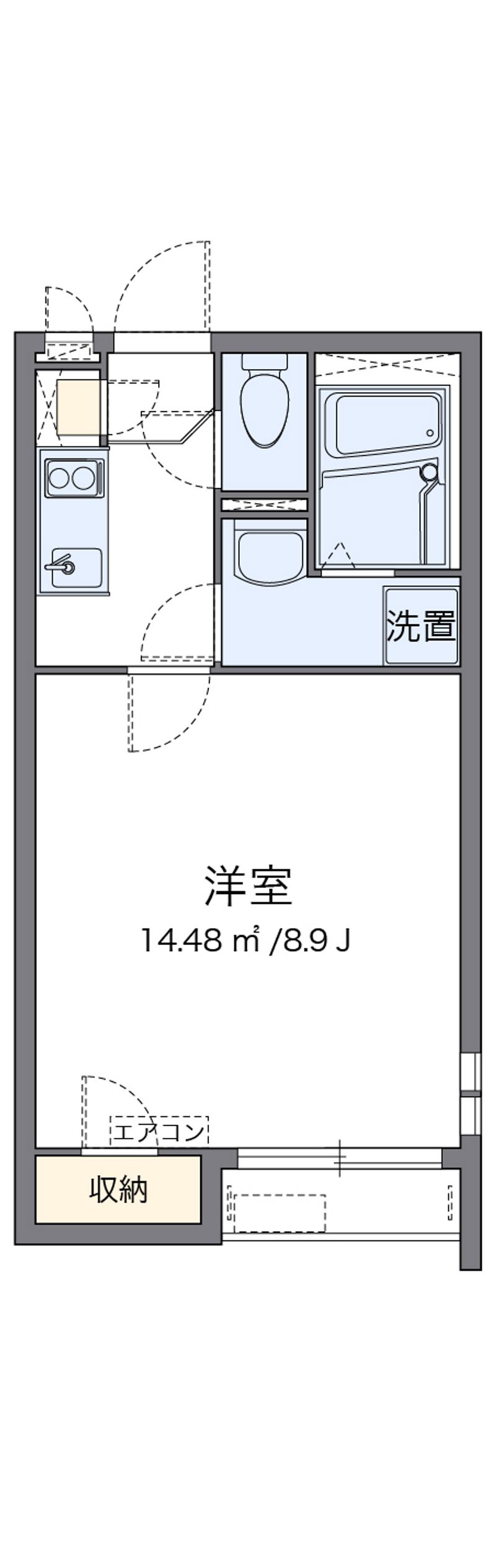 クレイノＯＯＭＵＲＡ 間取図
