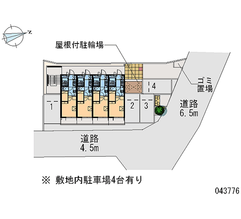 レオパレス都 月極駐車場