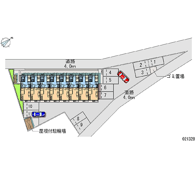 レオパレスエスユー 月極駐車場