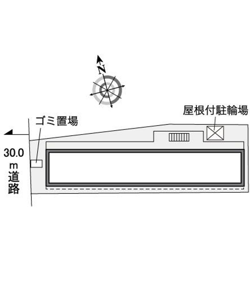 レオパレスマカービルシャナ 配置図