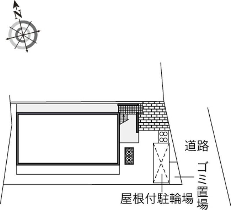 レオパレスエスタ門真 配置図