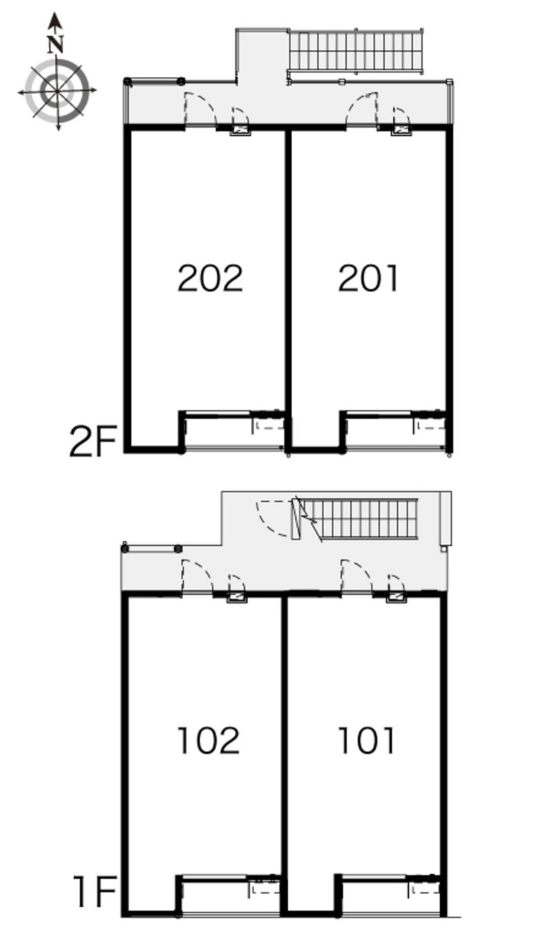 レオパレスあきつ 間取配置図