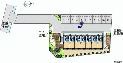 19380 Monthly parking lot