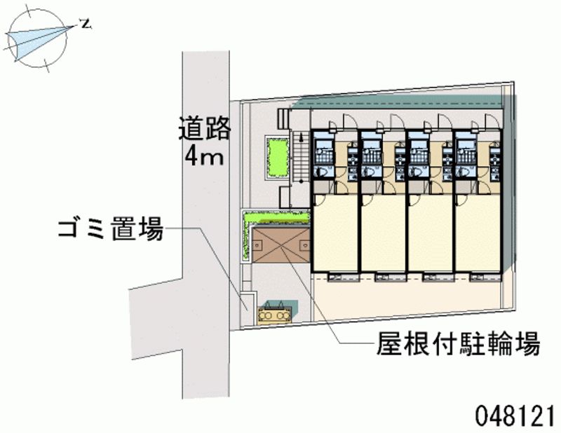 レオパレス若葉ハイツ 区画図
