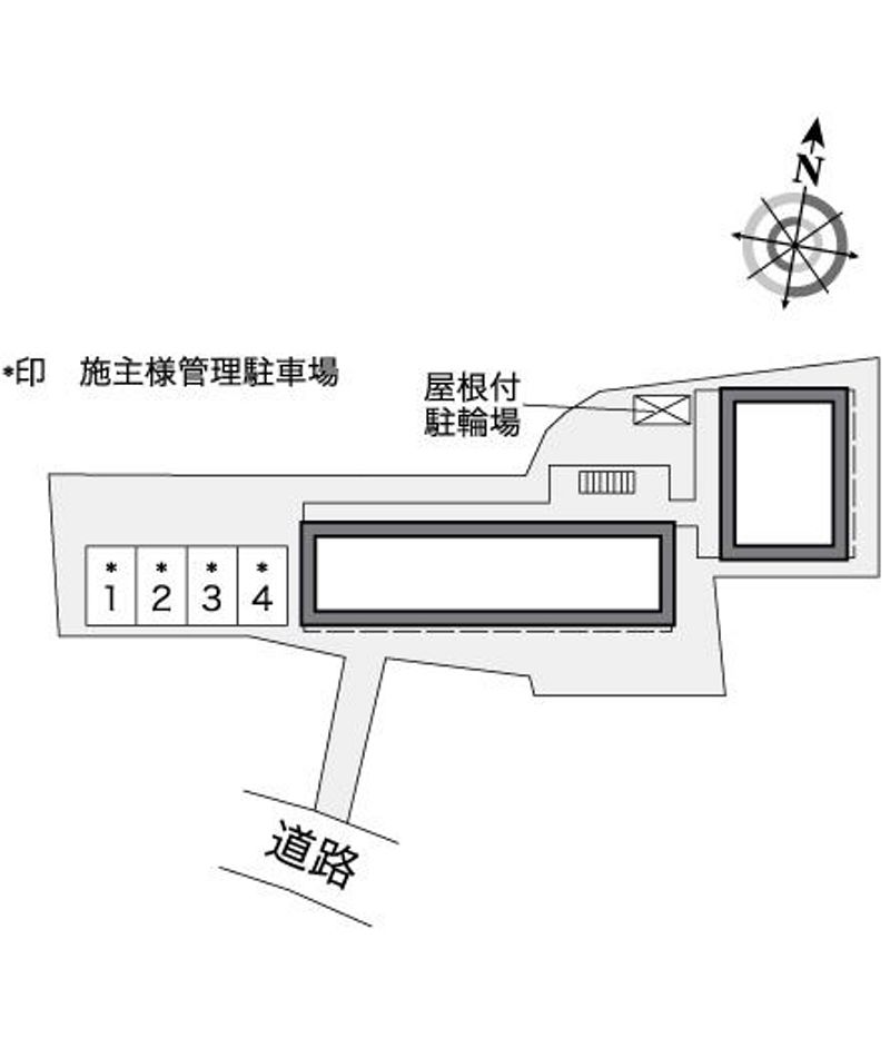 レオパレスＭａｙ２１石橋 配置図