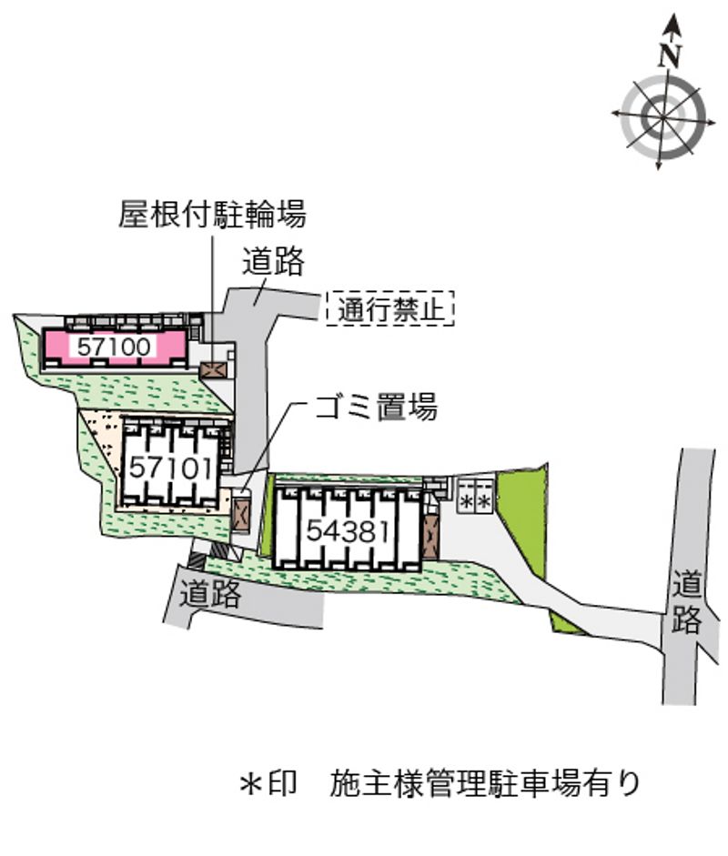 クレイノヤマボウシ 配置図