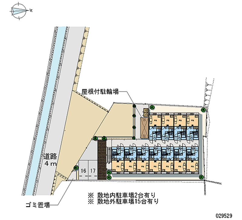 レオパレスＩＺＡＮＡＩ 月極駐車場