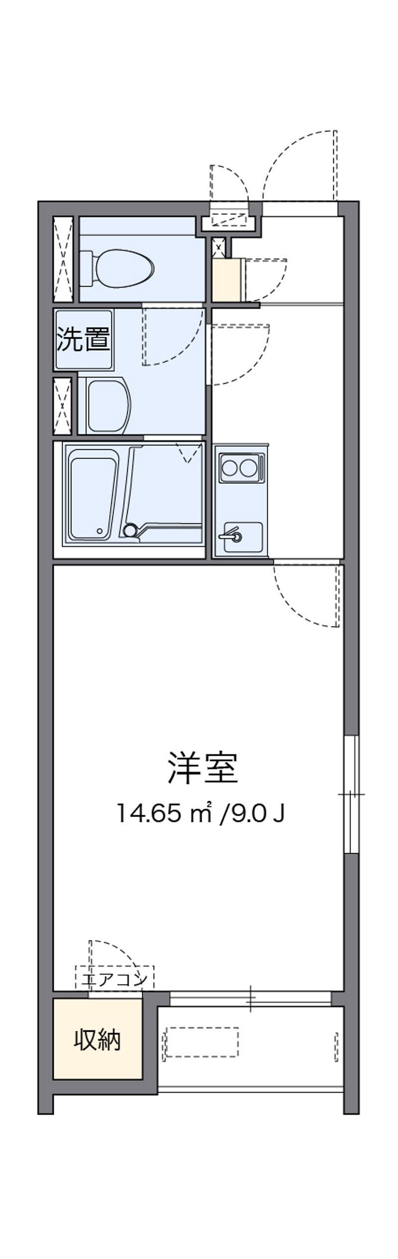 クレイノ半田東Ｄ 間取図