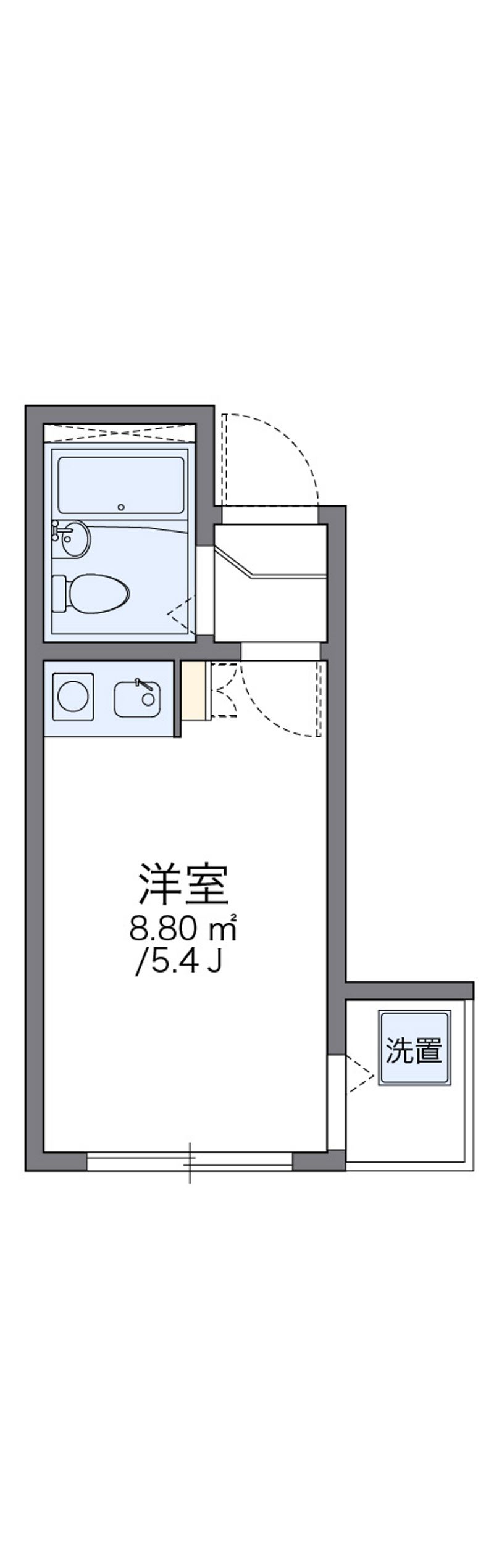 レオパレス中台第２ 間取り