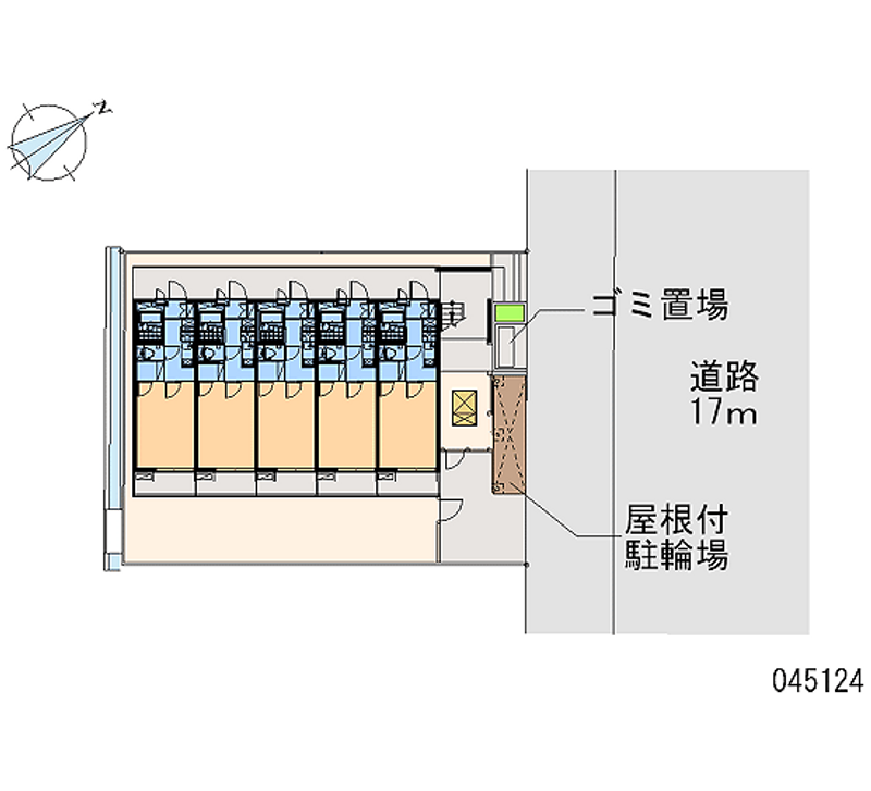レオパレスリバーサイドにしろく 共用部分