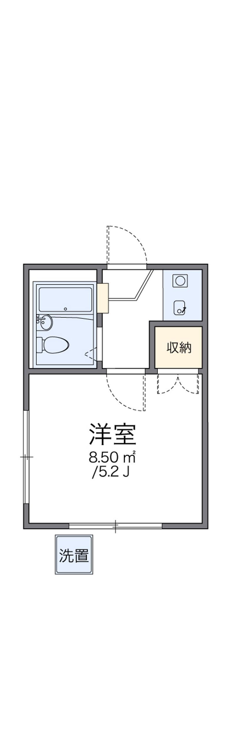 レオパレス南荻窪第２ 間取図