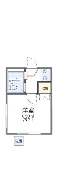 レオパレス南荻窪第２ 間取り図