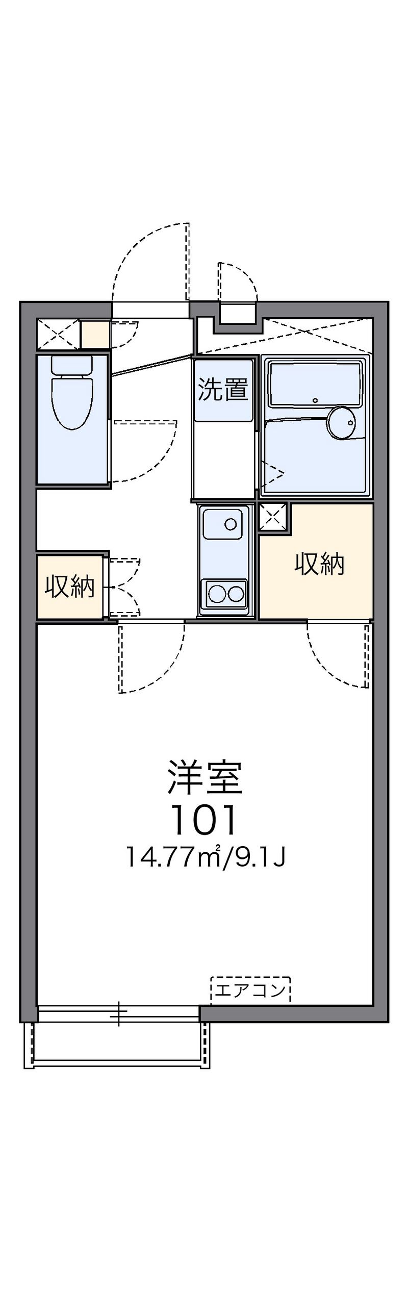 レオネクストスカイハイツ 間取図