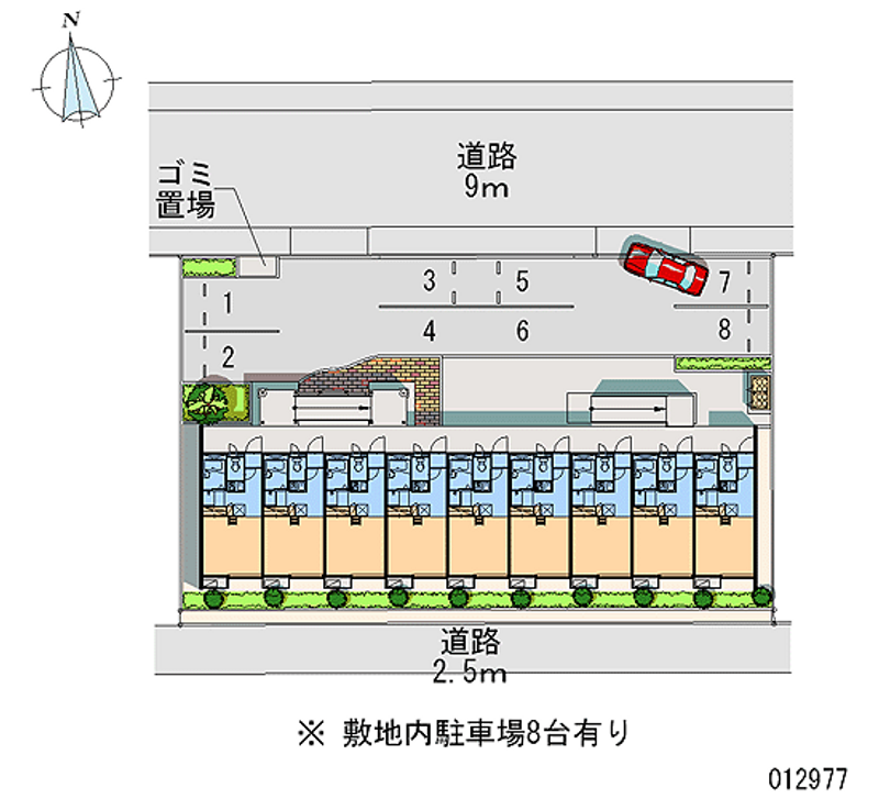 レオパレス須崎 月極駐車場