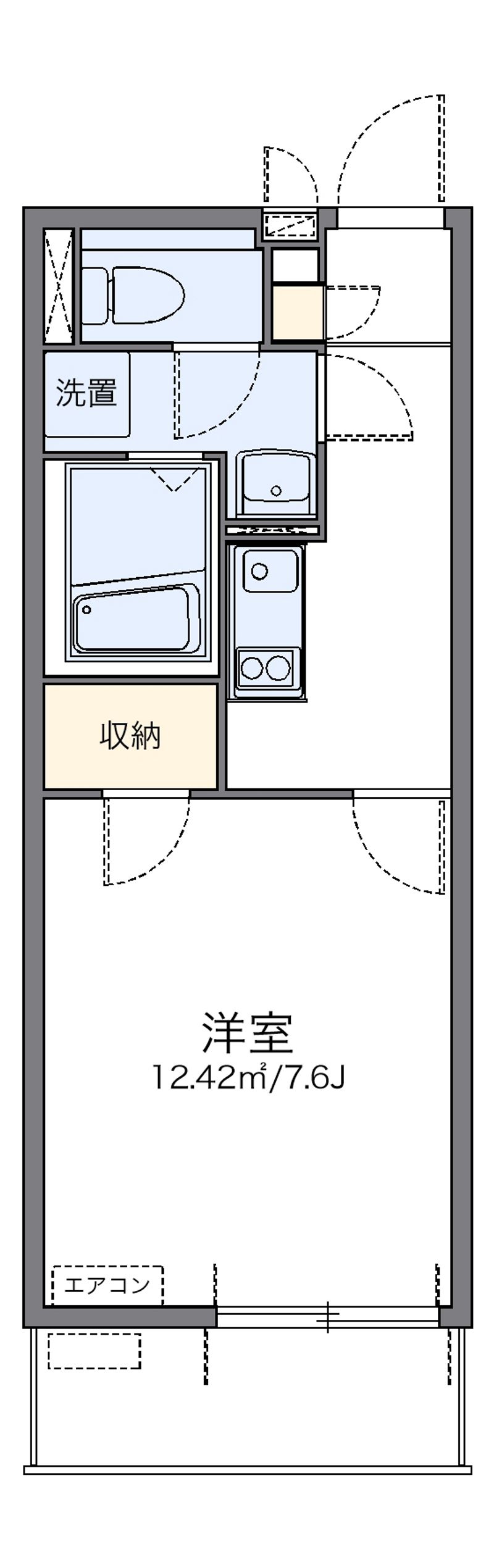 レオネクストフォーブル 間取図