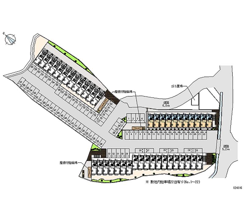 24316 Monthly parking lot