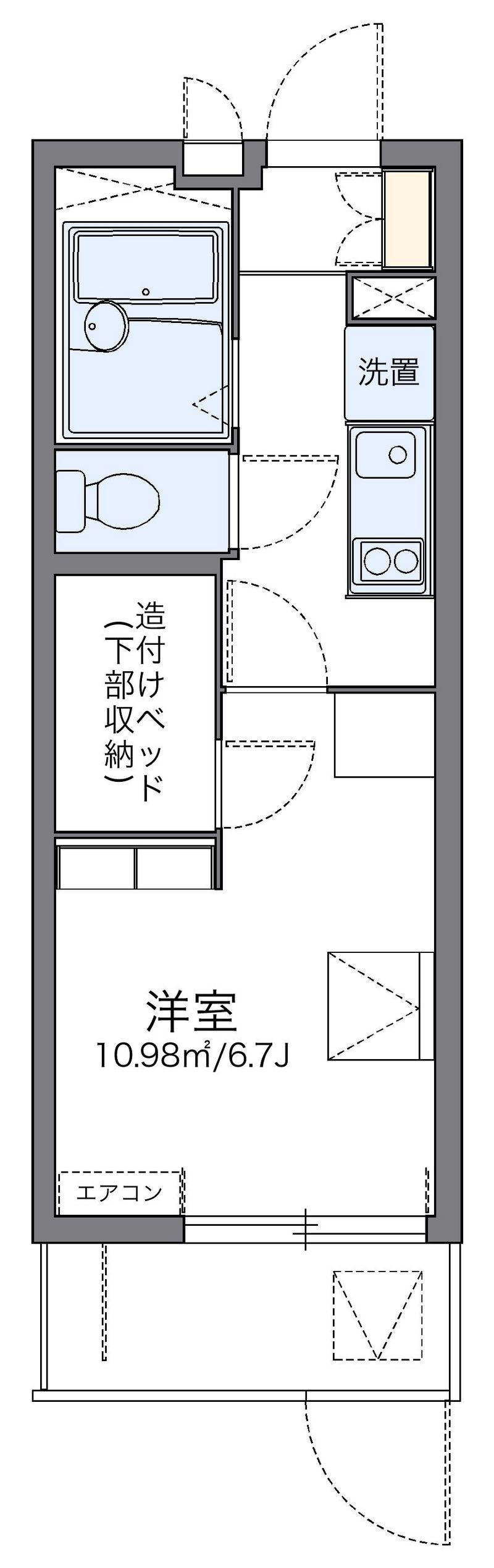 レオパレス西千石町 間取り