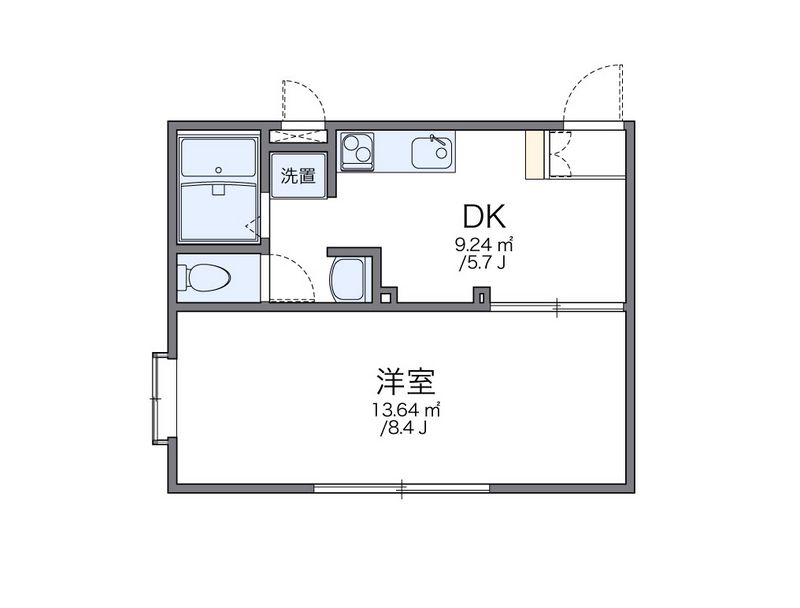 ＲＥＶＡＮＣＥ　ＨＩＧＡＳＨＩＵＲＡＷＡ 間取図