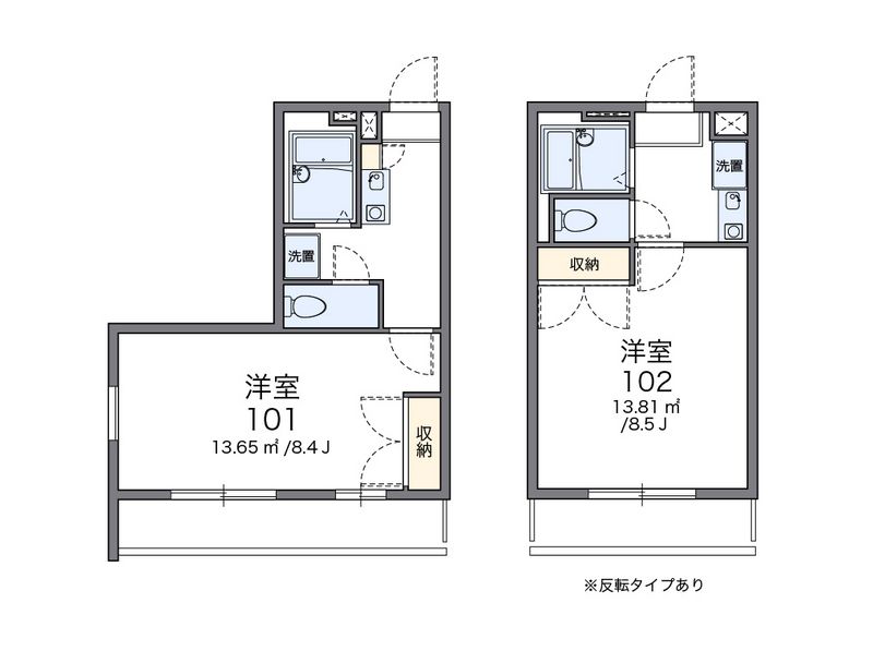 レオパレスＭＩＴＯⅡ 間取図