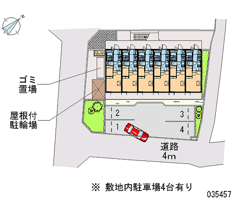 レオパレス寿光 月極駐車場