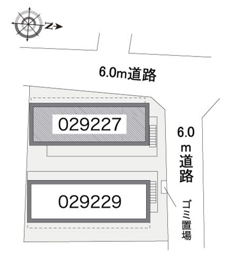 レオパレスジュネス 配置図