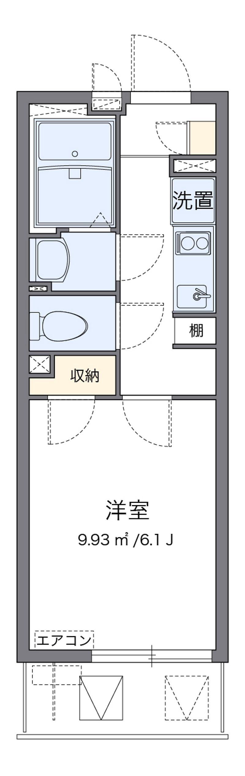 クレイノフェルス 間取図