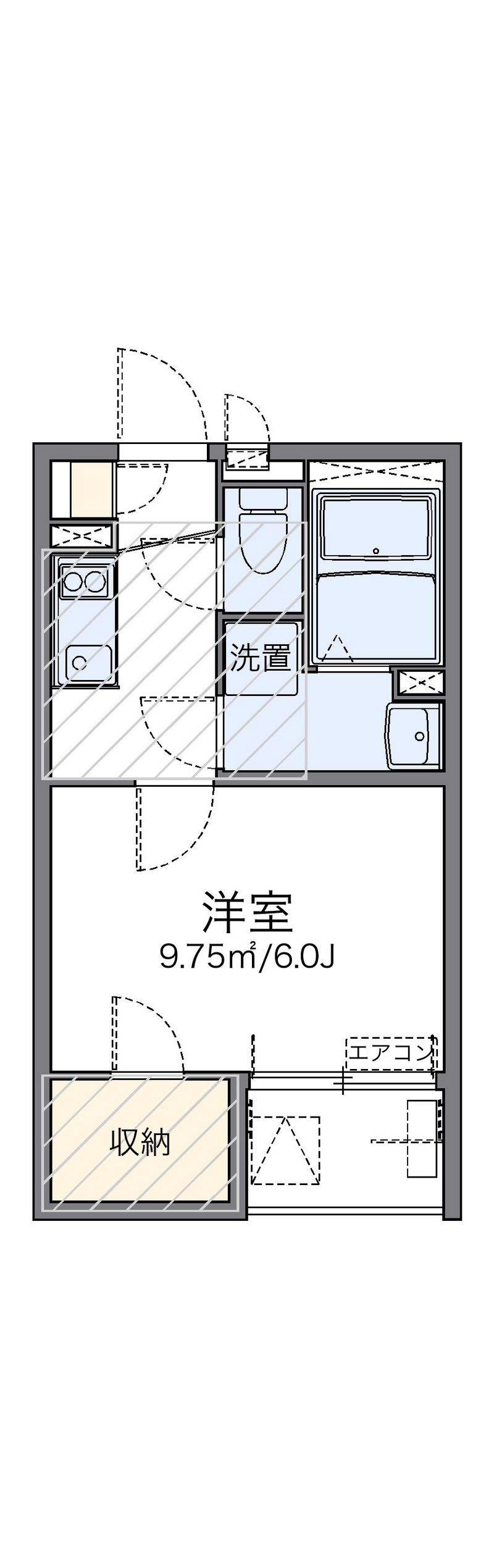 レオネクストドウェル　藤沢 間取図