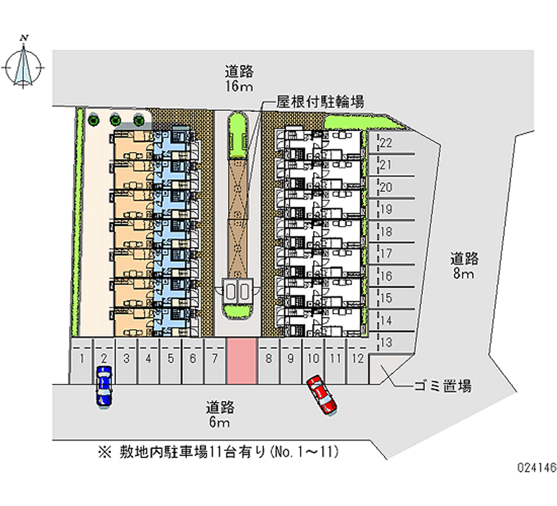 レオパレス観音寺壱番館 月極駐車場