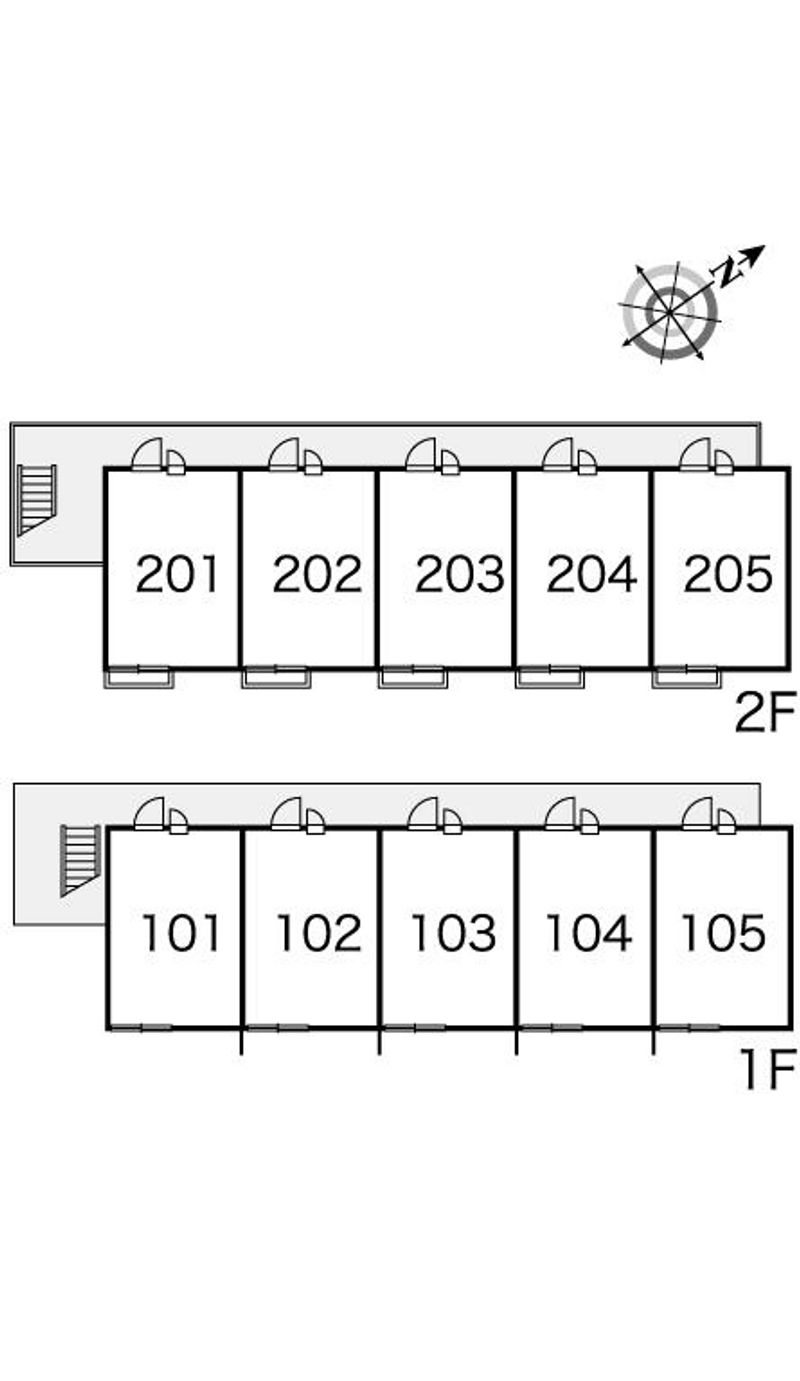 レオパレスサンウィナー 間取配置図