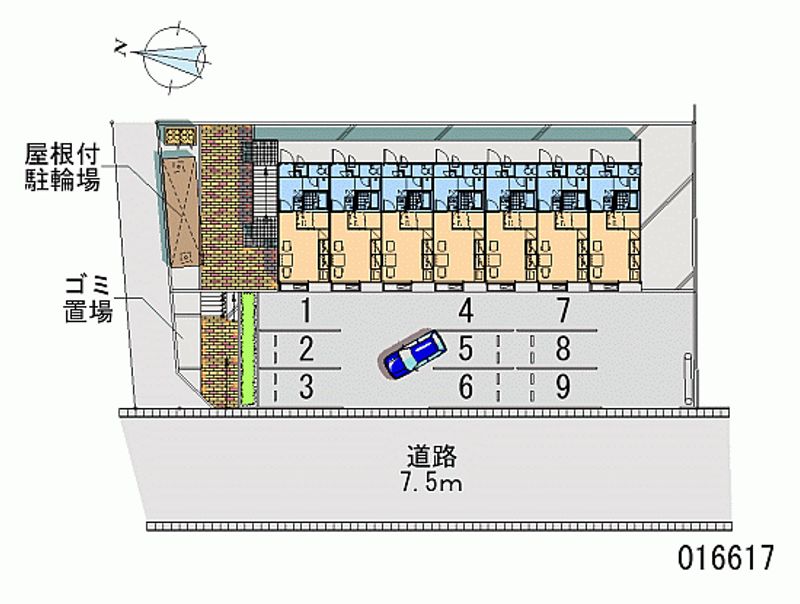 レオパレス長者原 区画図