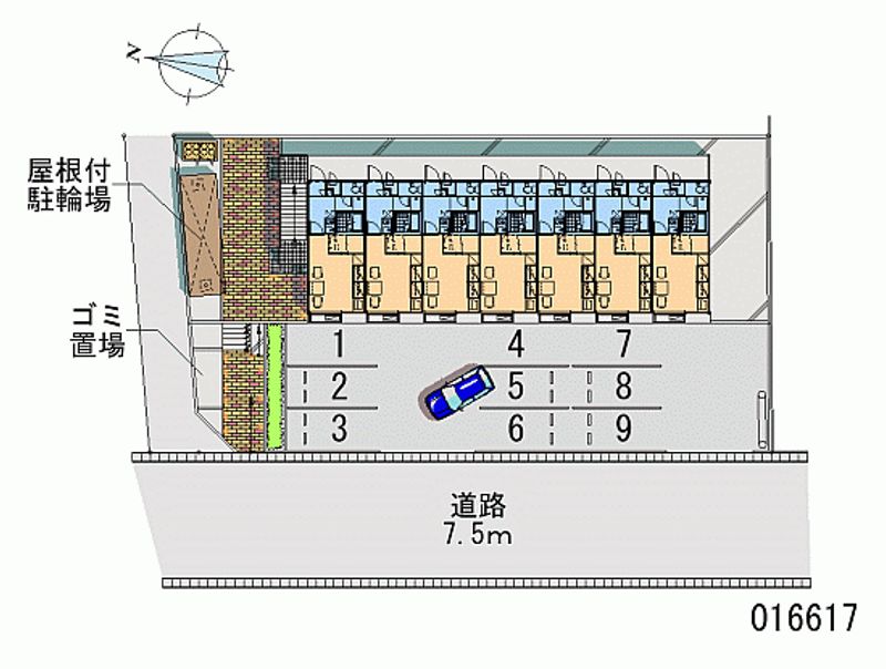 16617月租停車場