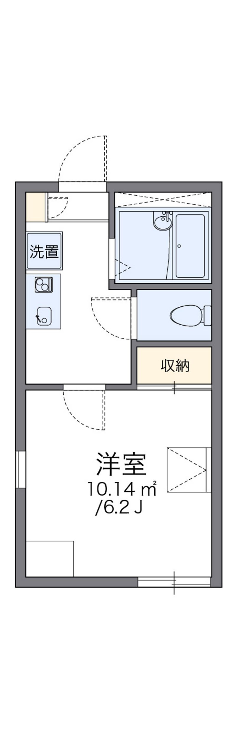 レオパレスコリウス 間取図