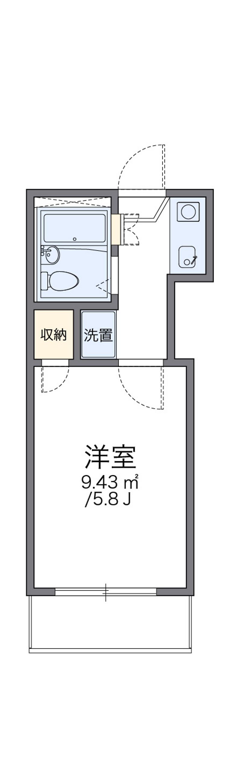レオパレス美國 間取図