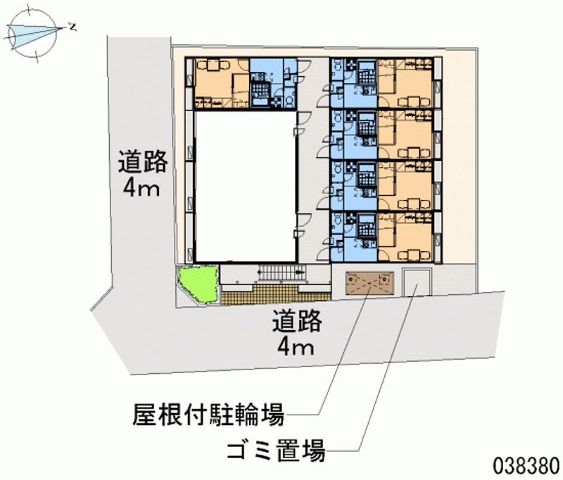 レオパレスシーガル大森 区画図