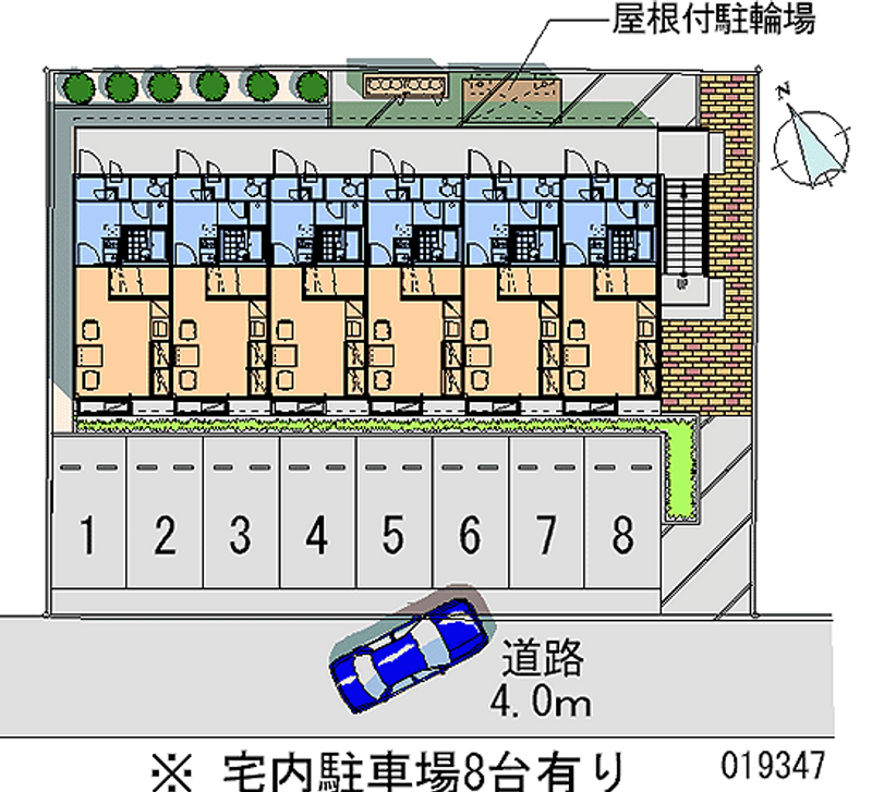 19347 Monthly parking lot