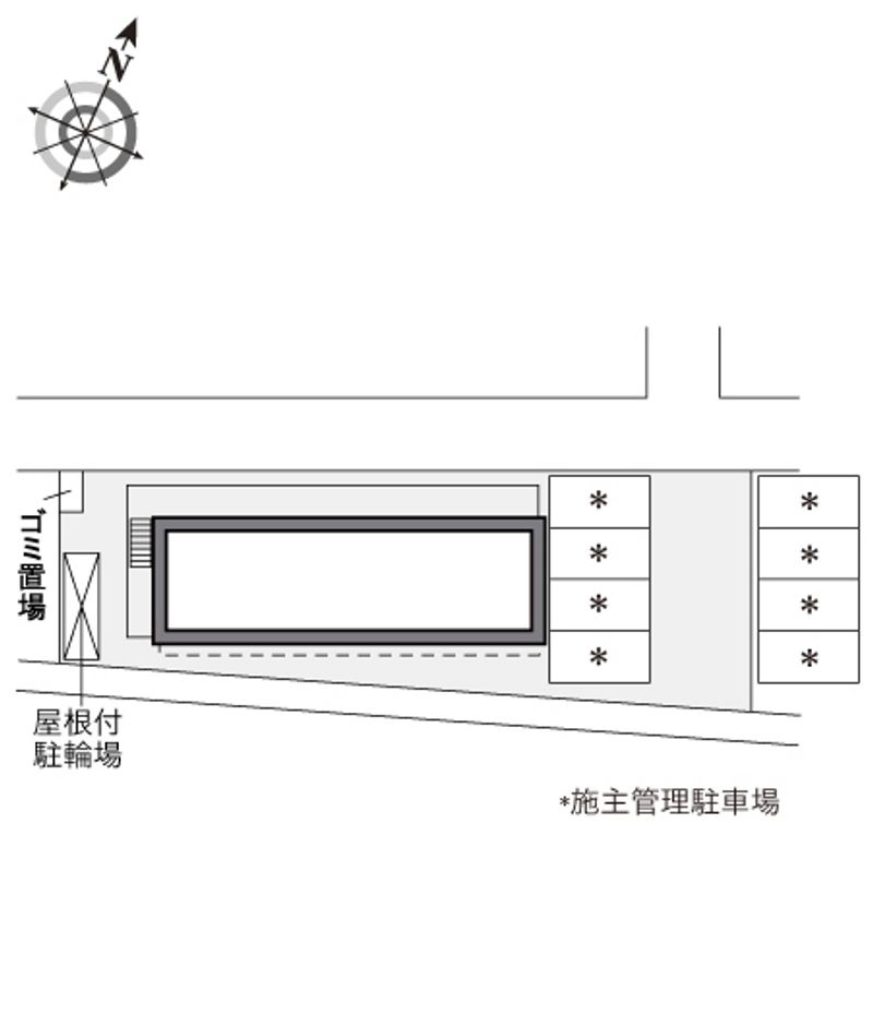 レオパレスシヨン 配置図