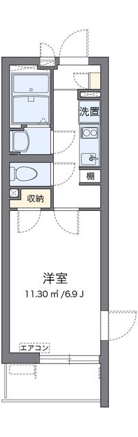 クレイノＧＯＮＴＡ 間取り図