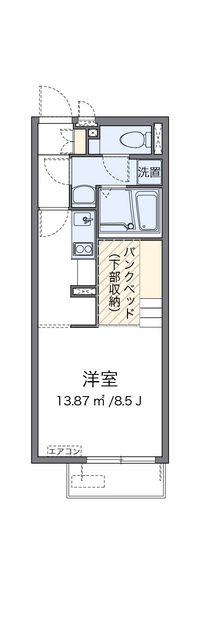 ミランダベル　エスポワール青葉 間取り図