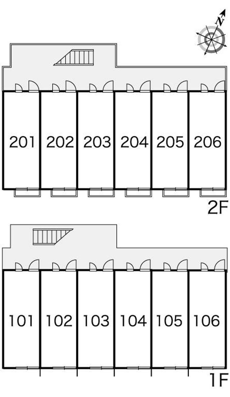 レオパレスラ　メーラ 間取配置図