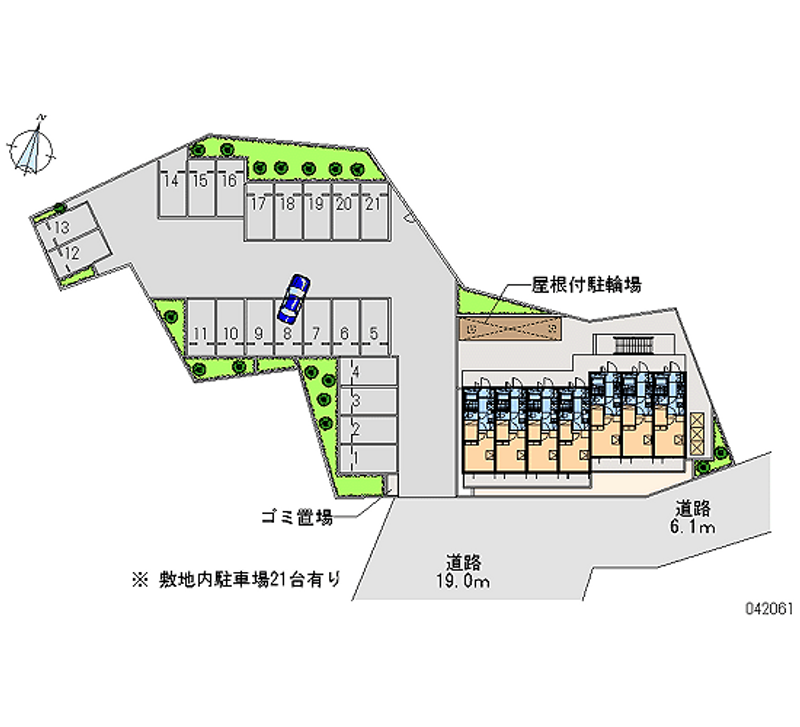 レオパレス萬　壹番館 月極駐車場