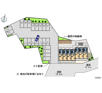 レオパレス萬　壹番館 月極駐車場