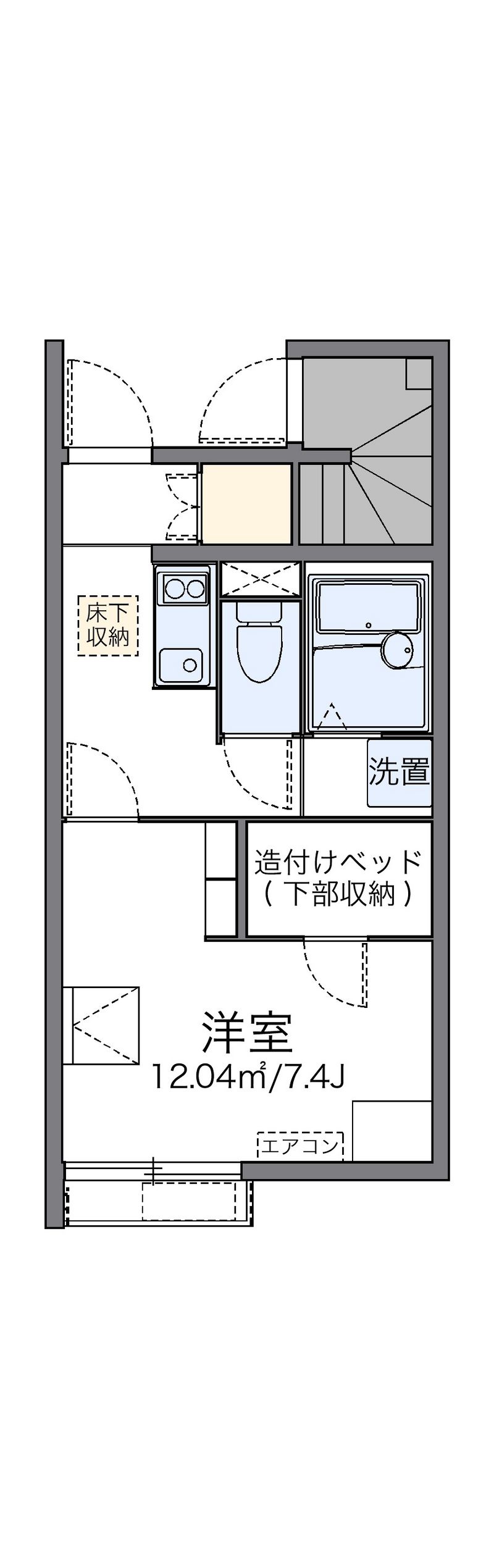 レオネクストミツハウス　テトラ 間取り