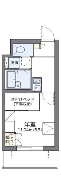 レオパレスシェル都Ⅲ 間取り図